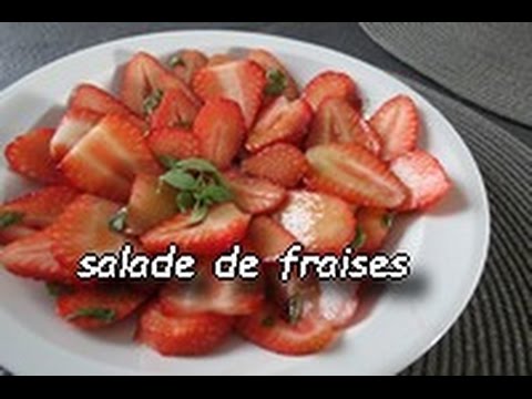 Vidéo: Comment Faire Une Salade De Fraises Facile
