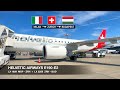 First double experience on the e2  helvetic airways e190e2  milan mxp  zrich  budapest