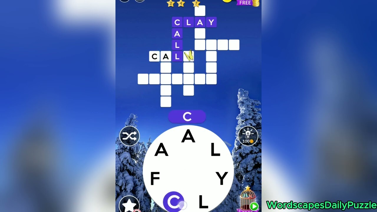 WORDSCAPES Daily Puzzle December 4, 2025