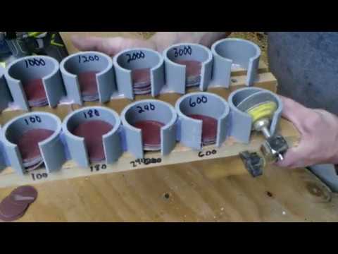 DIY 2 Inch Sanding Disk Holder DIY 2 Inch Sanding Disk Holder