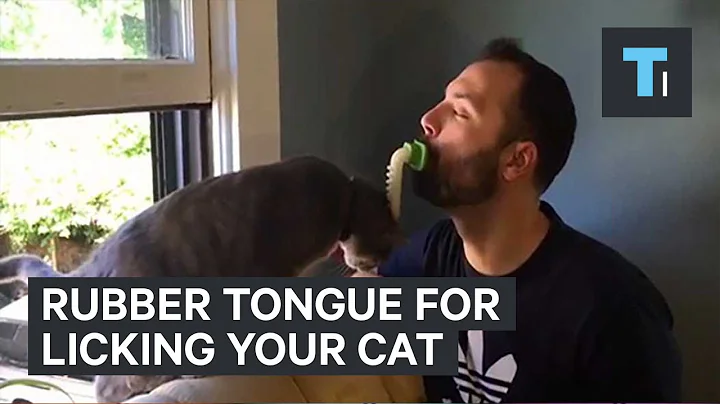 Rubber tongue for licking your cat - DayDayNews