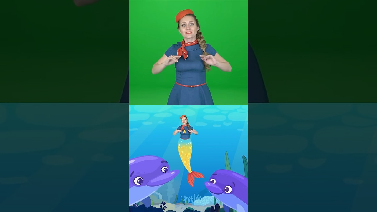 Съемки русалки на студии  - шоу МОЙ ДЖЕМ 