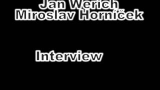 Jan Werich Miroslav Horníček Interview