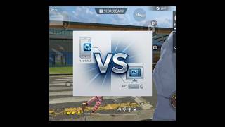 MOBILE VS PC #freefire