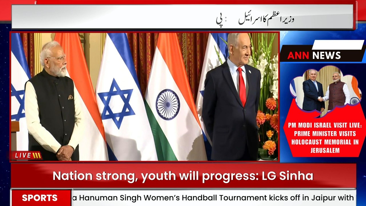 LIVE: PM Modi, PM Benjamin Netanyahu of Israel attend joint press meet