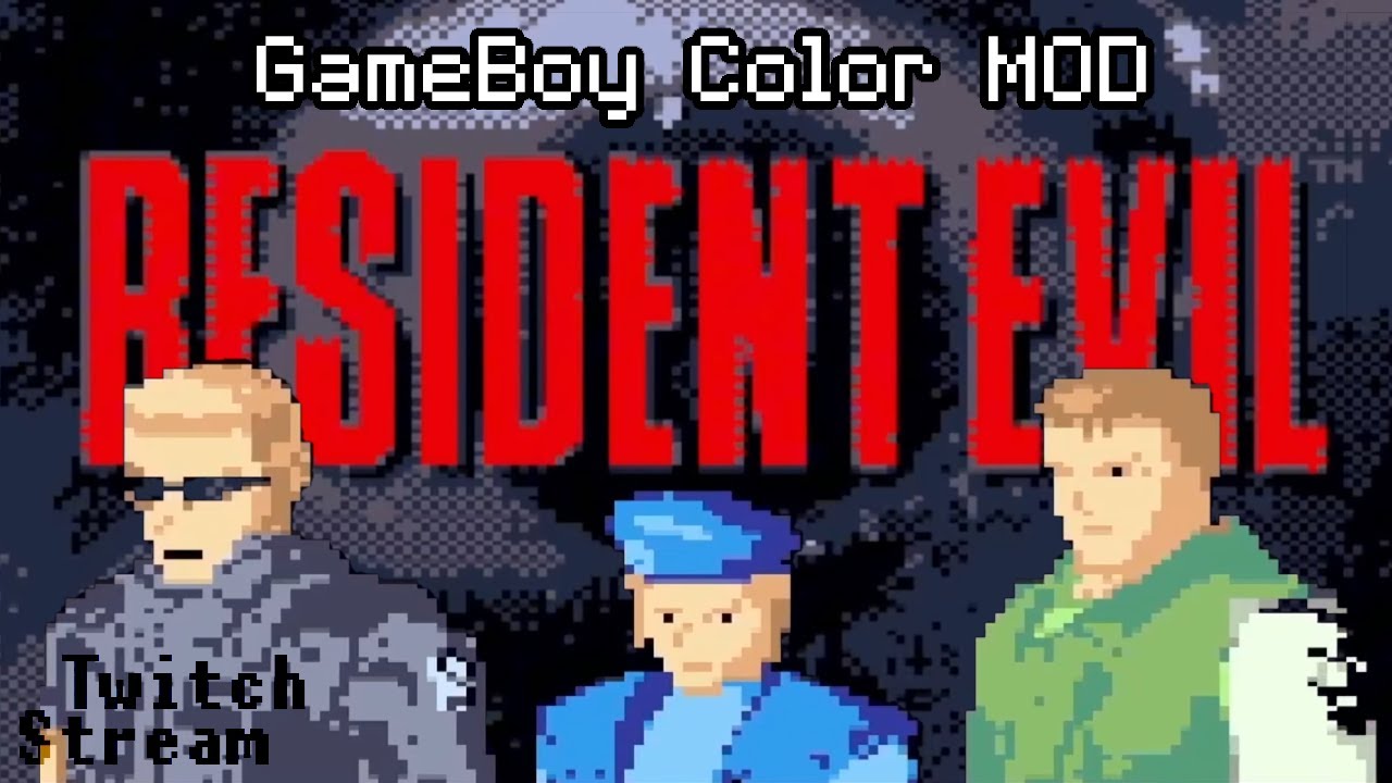 What if RE1 looked like a GameBoy Color game? | Resident Evil 1996 #4 (VOD)