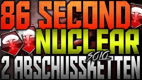 BO2: *SOLO* 86sec Nuclear on Overflow | Danke an 6