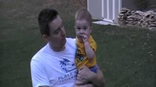 Griffin playing in the yard oct 2012