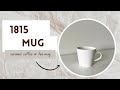 Minimalist white mug  1815 mug  magnolia studio  co