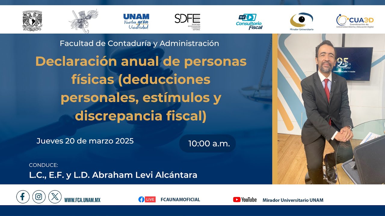 Deducciones Personales Estímulos Fiscales Y Declaración Anual