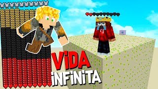 CUBÃO DE LUCKY BLOCK TROLL DA VIDA INFINITA NO MINECRAFT