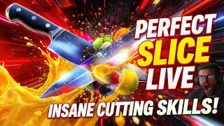 Perfect Slice Game Live 🔴 | Insane Knife Cutting Skills Gameplay | Ultra Satisfying Slices! screenshot 4