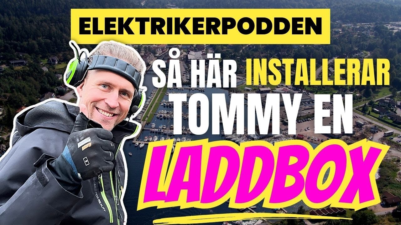 Så här INSTALLERAR Tommy en LADDBOX 😎