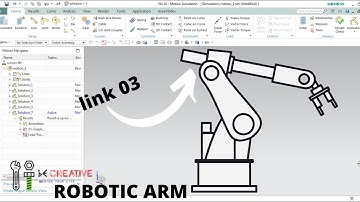 SIEMENS UNIGRAPHICS NX | Link 3 ARM DESIGN | ROBOTIC ARM DESIGN | #becreative