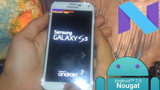 طريقة عمل فلاش وتغيير روم GALAXY S5 إلى Android Nougat 7.0 screenshot 1