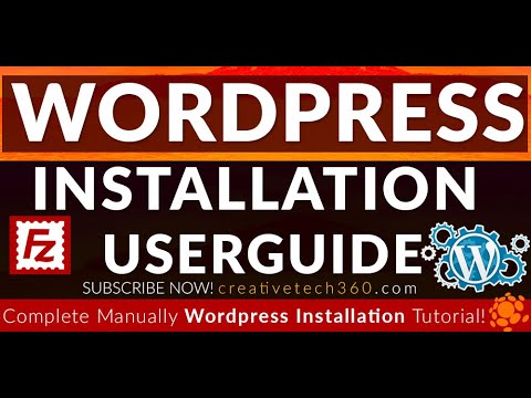 WordPress Installation via FTP (  2022 Manually Installation UserGuide  )