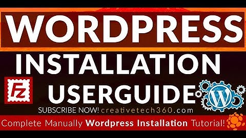 WordPress Installation via FTP (  2022 Manually Installation UserGuide  )
