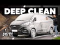 Interior  exterior deep clean of a dirty ford transit
