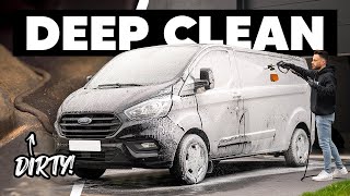 Interior & Exterior Deep Clean of a Dirty Ford Transit