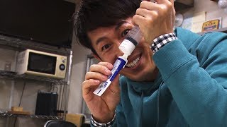究極のホワイトニング！絵の具歯磨き【SUSHI★BOYSのいたずら #50】