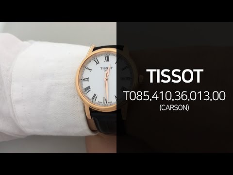 티쏘 T085.410.36.013.00 Carson 가죽시계 리뷰 영상 - 타임메카