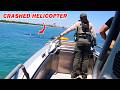 Helicopter Crash CAUGHT ON CAMERA - FWC Rescued Pilot