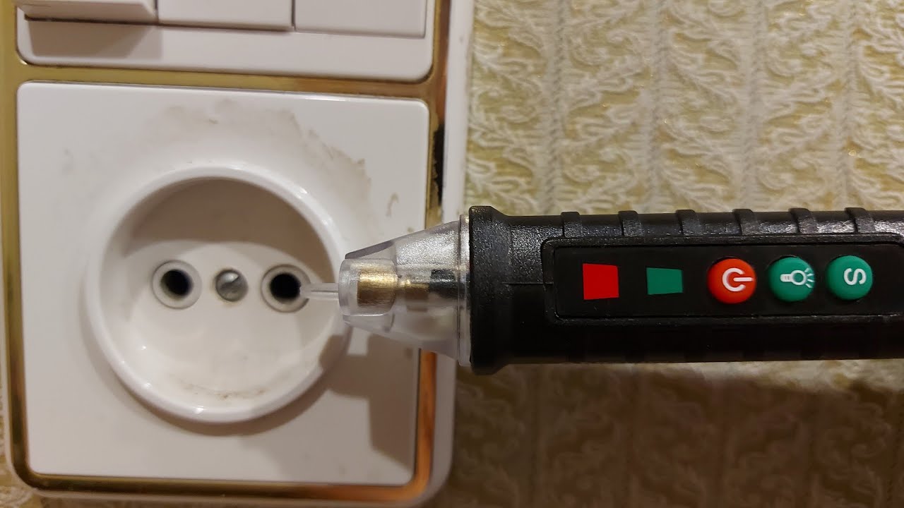 Индикатор фазы, нуля и опасного напряжения VD902 с Aliexpress - YouTube