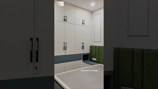 Modern Bedroom Interior Design ✨ Space Saving Wardrobe &amp; Stylish Headboard