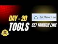 Optitex Set mirror line tool Day 20 | Bharat Pattern Master Institute BPMI | optitex 24