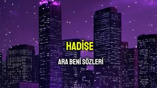 Hadise Ara Beni 