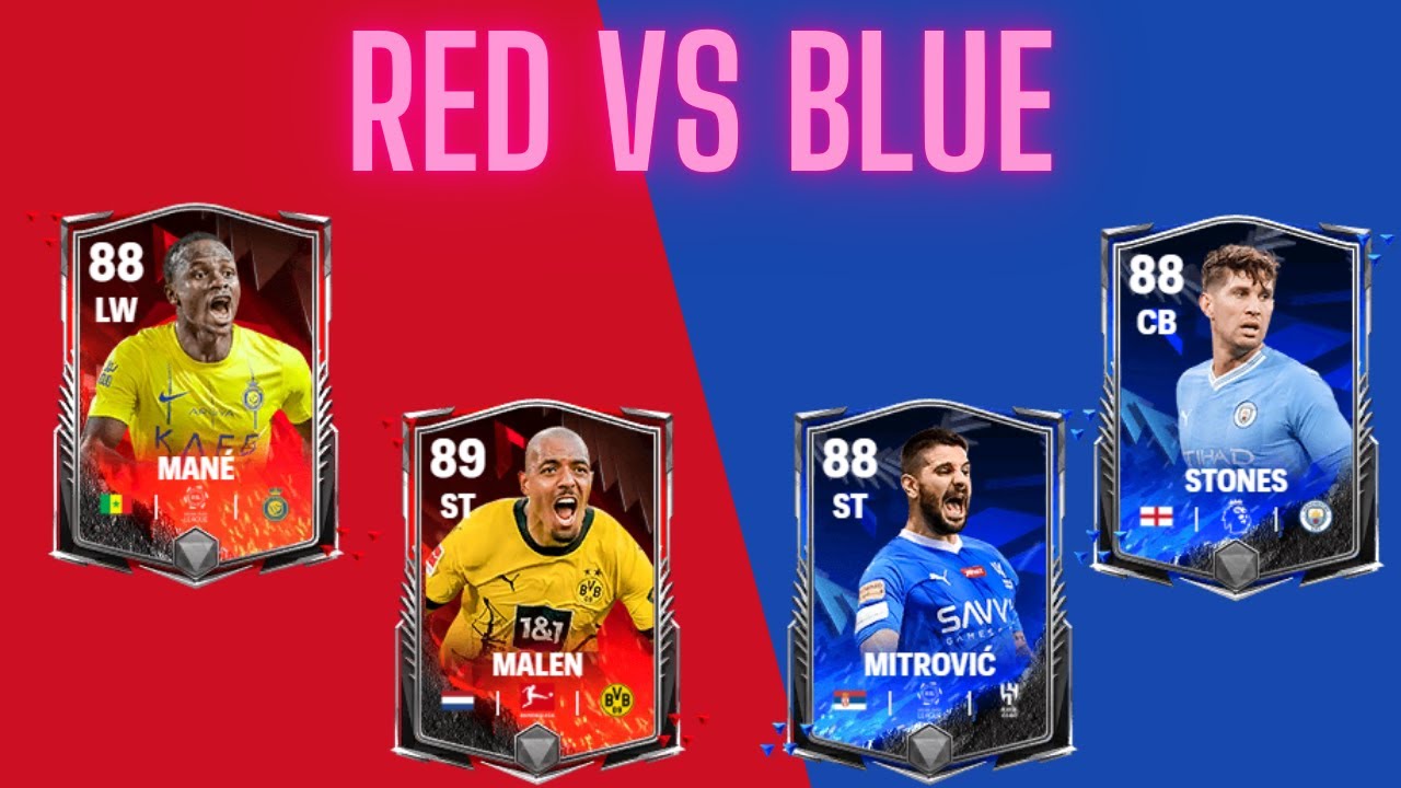 Red Vs. Blue Rivals RED AND BLUE RIVALS SQUADS | EA FC Mobile - YouTube