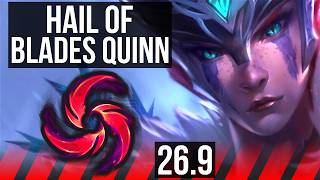 QUINN vs GAREN (TOP) | Hail Of Blades | KR Diamond | 26.9
