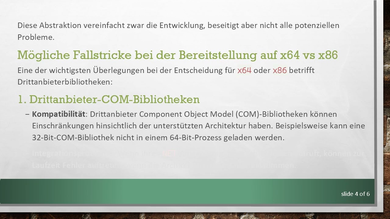 Wichtige Überlegungen beim Ausführen Ihres .NET-Programms auf x64 vs. x86