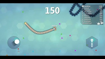 playing slither Io for the first time!