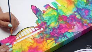 Melted Crayon 'Watercolor' Painting by Zenspire Designs