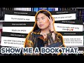 ✨ show me a book that... | book recommendations to cry, laugh, and be mad...