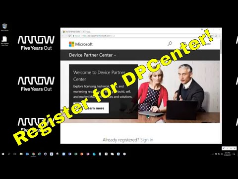 How to Register for the Microsoft Device Partner Center