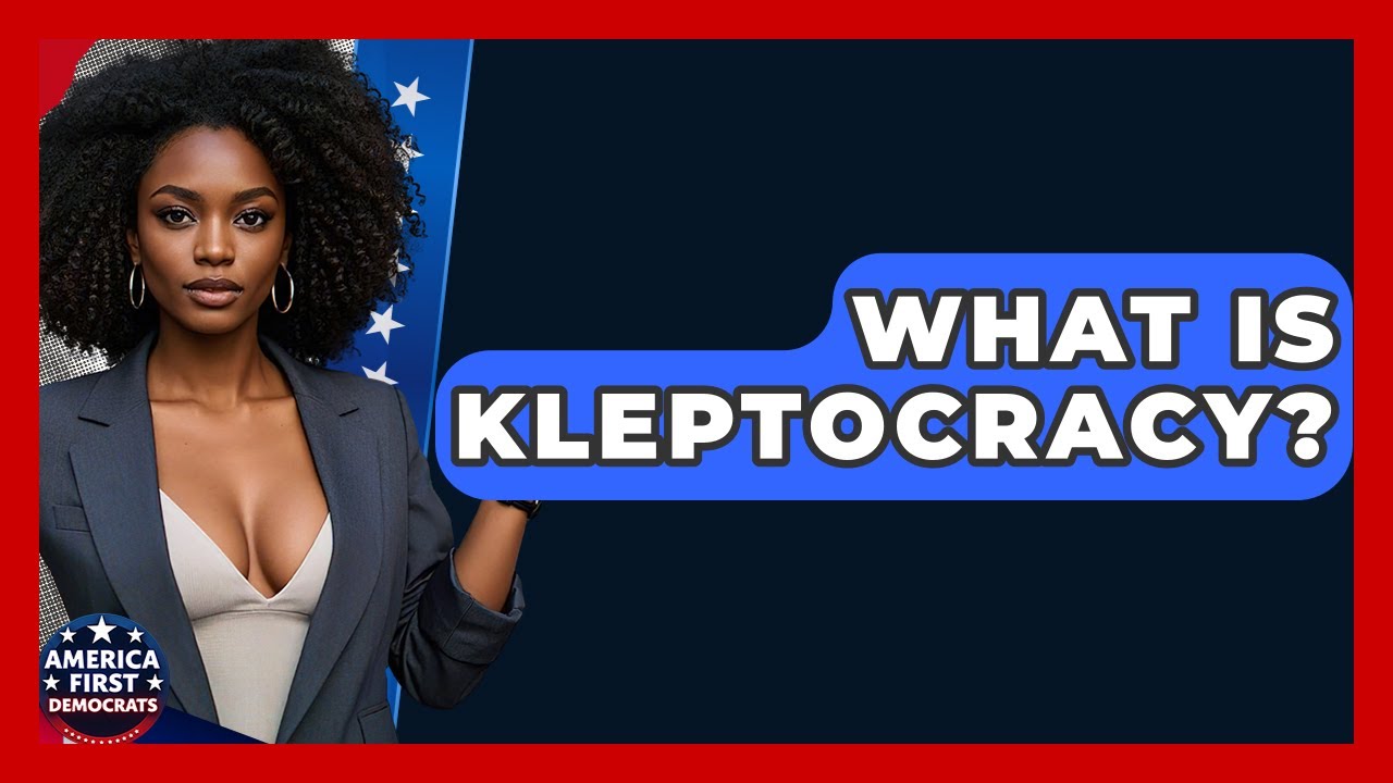 What Is Kleptocracy? - America First Democrats