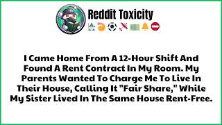 I Came Home From A 12 Hour Shift And Found A Rent Contract In My… Reddit Relationship Stories