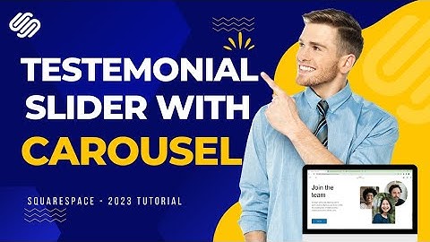 Squarespace testimonial Slider 7.1| How To make Testimonial Slider with simple carousel Squarespace