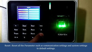 Reset option  in K21 Device