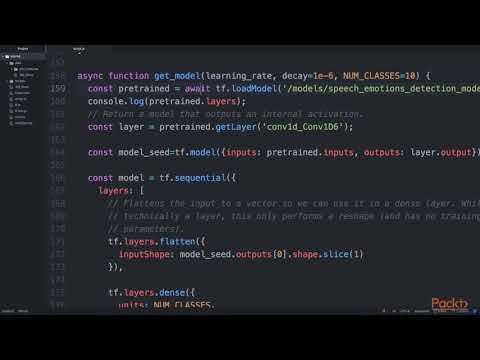 Deep Learning Projects with JavaScript:  Create a New Model Based | packtpub.com
