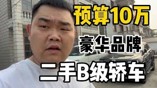 预算10万，豪华品牌二手B级车，车商自己会买啥
