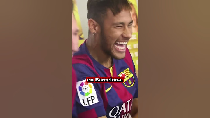 Neymar hizo llorar a Messi de tanto reir