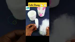 Cute Bunny 🐇🐰😘 #satisfying #shorts #bunny #diy #craft