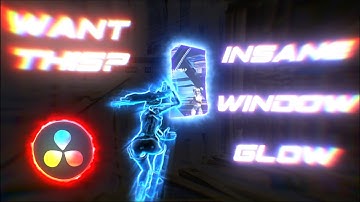 How to make this *INSANE* Window Glow in Davinci Resolve