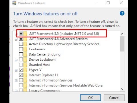 Microsoft .NET Framework 3.5 Offline Installer for Windows 10 (Without ...