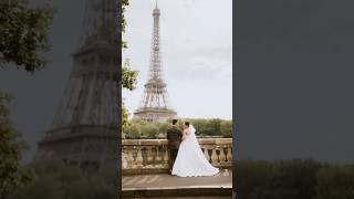 A Dream Wedding Photoshoot With The Eiffel Tower