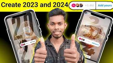 Thanks 2023 Add Yours Story Template On Instagram ||  Hello 2024 Add Yours Templates