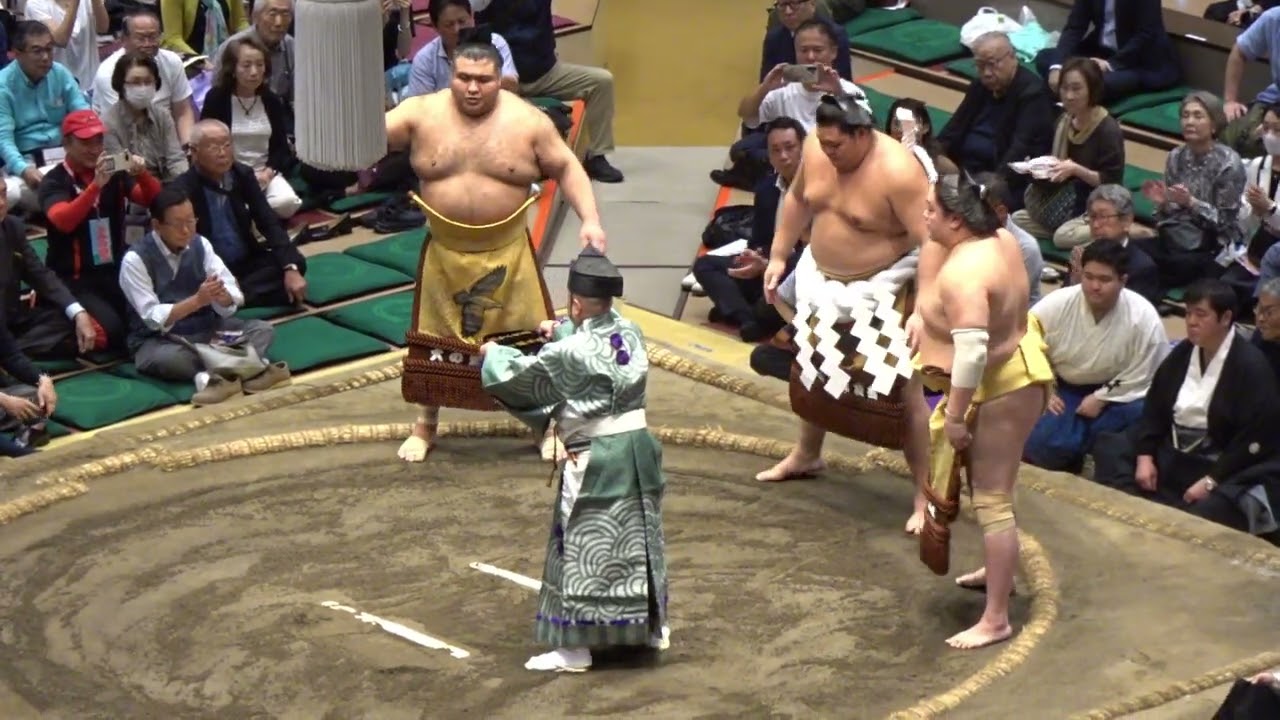 横綱 大の里 土俵入り【大相撲令和8年9月場所】15日目 千秋楽 Yokozuna